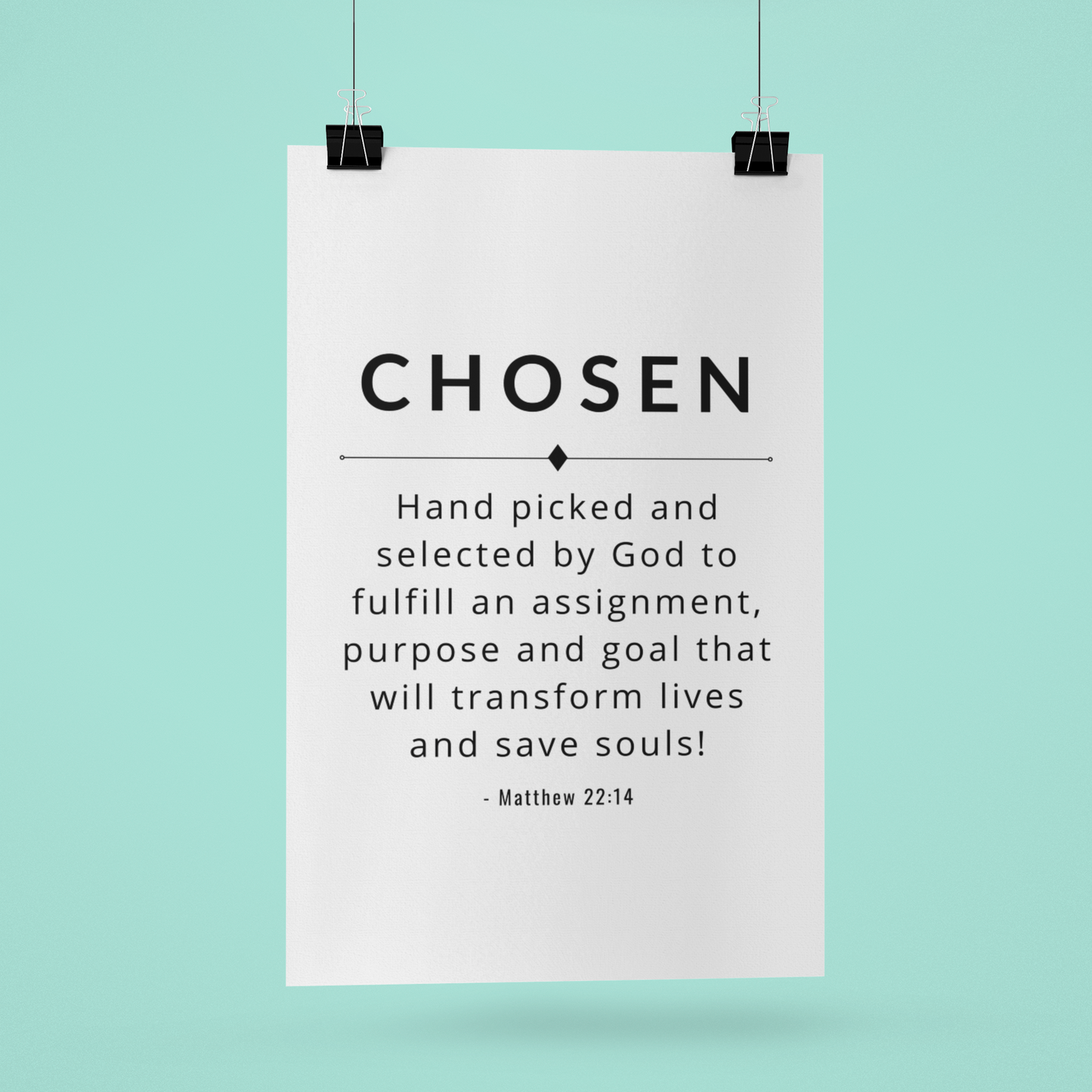 Chosen Poster (No Frame)