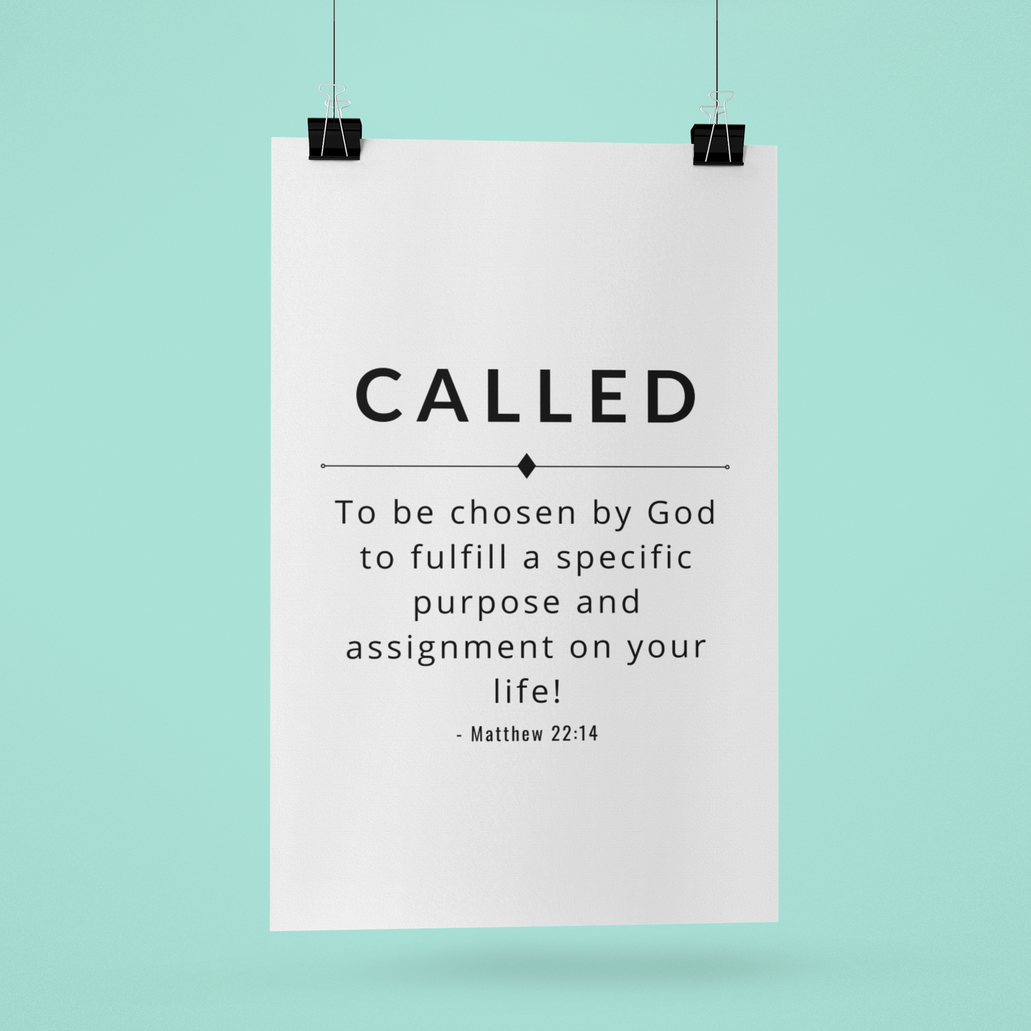 Called Poster (No Frame)